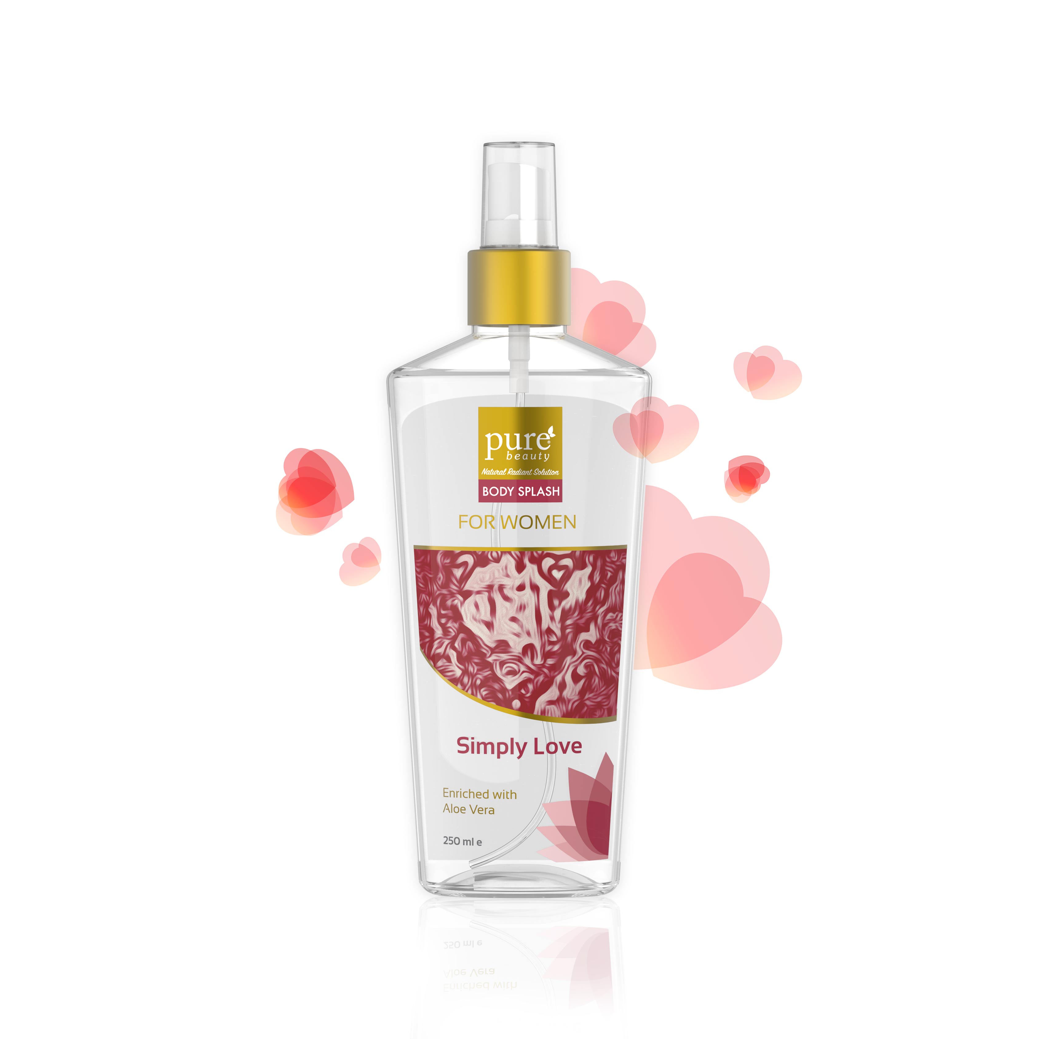 Pure beauty®  Body Splash Simply love  250 ml - For Women